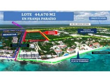 44670 m baha de playa paraso riviera maya terreno en venta