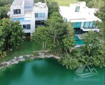 500 m terreno en venta en cancún country club frente al lago