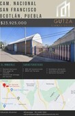 850 m venta bodega industrial de más de 8mil m2 autopista mexico - p