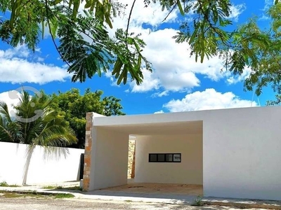 casa en venta en cholul merida, una planta,