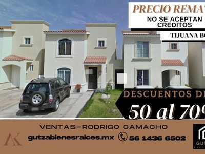 Casa En Venta Colonia Cuesta Blanca, Tijuana GRAN REMATE! -RCV