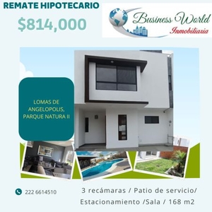 CASA EN VENTA EN CLUSTER NATURA LOMAS DE ANGELOPOLIS