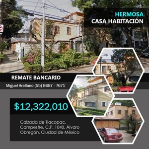 Casa en Venta en Tlacopac, Campestre, Álvaro Obregón, Ciudad de México