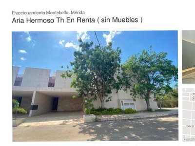 Casa - Fraccionamiento Montebello LINDO TOWN HOUSE EN RENTA (VC-1083)