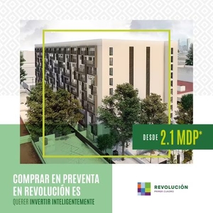 !DE OPORTUNIDAD! PREVENTA EN AV REVOLUCIÓN. ENGANCHES DESDE EL 5%