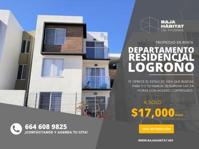 Departamento en Renta en La Rioja Residencial Tijuana