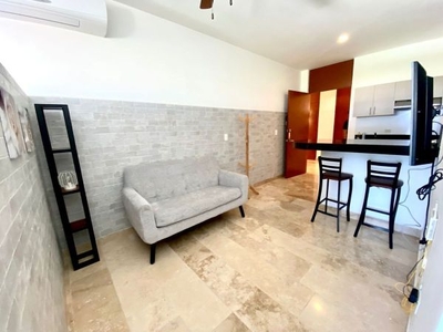 Departamento tipo Loft en Torre Sky City San Ramón Norte, Mérida, en renta.