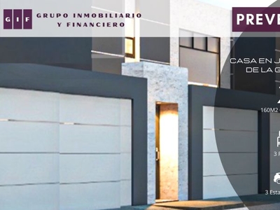 INVERSIONISTAS CASA EN PREVENTA EN JARDINES DE LA GLORIA | 160M2 | 3Rec | $3,650