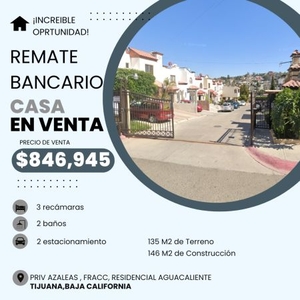 PROPIEDAD EN RESIDENCIAL AGUACALIENTE, TIJUANA, B.C C.C