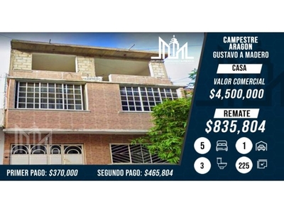REMATO CASA EN ARAGON $835,804$ ULTIMO $$$ APROVECHA YA NO RENTES!