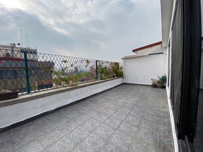 RENTA PH DEL VALLE CON TERRAZA 3 REC. 3 BAÑOS Y CUARTO DE SERVICIO 2 ESTAC.