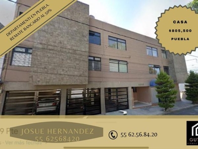 VENTA DE DEPARTAMENTO EN EL CENTRO DE PUEBLA, REMATE BANCARIO JHC