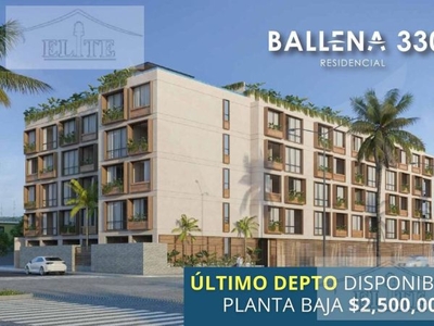 VENTA ULTIMO DEPARTAMENTO PB, COSTA DE ORO,2 RECAMARAS - BALLENA 330