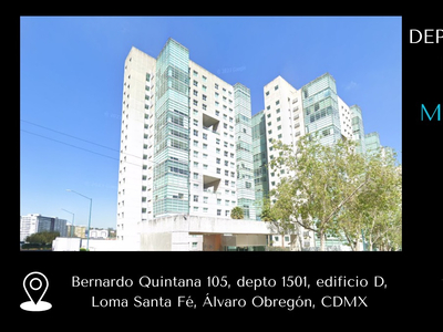 Departamento En Bernardo Quintana, Loma Santa Fé, Cdmx