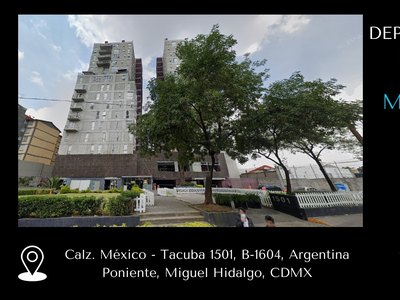 Departamento En Calz México Tacuba, Miguel Hidalgo, Cdmx