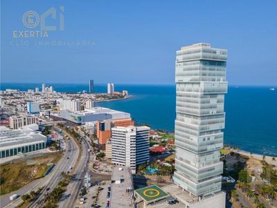 Oficina En Renta En Exertia En La Mejor Torre Corporativa De Veracruz Con Vista Panorámica Y Terraza 2 Cajones De Estacionamiento