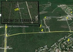 Terreno en venta en Dzibilchaltún entre YCC y la Ceiba