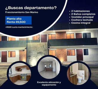 Departamento En Renta En Fracc. San Marino Torreón, Coahuila