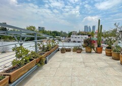 departamento en venta en san miguel chapultepec, con roof ga metros cúbicos