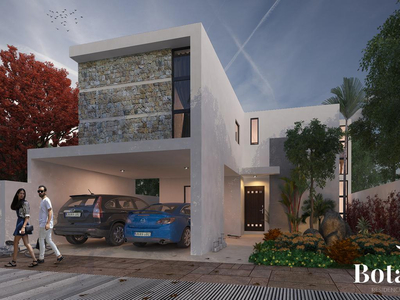 Casa Modelo 206 En Privada Botánico, Conkal, Mérida Norte