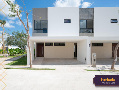 Townhouse En Privada Palta 152. La Mejor Urbanización En Cholul, Mérida