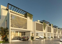 doomos. townhouse en venta modelo 1 privada santorini chuburna