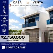 casa en venta en las vegas boca del rio