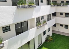 departamento en renta con roof garden privado en santa fe