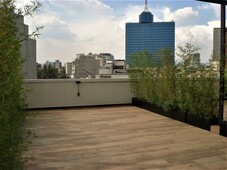 estupendo departamento en col. nápoles con roof garden privado