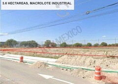 venta macrolote industrial, 3.6 hectareas