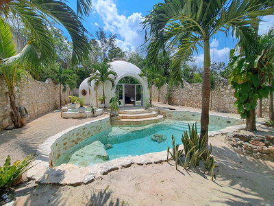 Casa Con Diseño Ùnico En Venta En Tulum (1218)