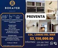 PREVENTA CASAS A 3 CUADRAS DE LA PLAYA COL. LOMAS DEL MAR