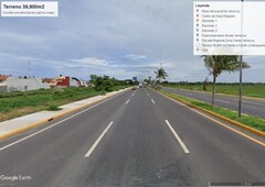 Terreno usos mixtos de 39,800 m2 sobre Blvd a Aeropuerto Veracruz