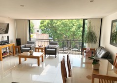 departamento en venta con roof garden privado en colonia narvarte - 4 baños - 190 m2