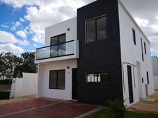 doomos. casas en merida en privada y con amenidades. en conkal 3 habitaciones