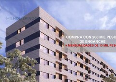 doomos. departamento en preventa tlalpan compra con 200 mil de enganche 15 mil de mensualidades