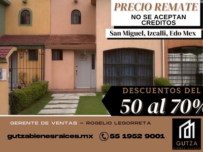 Doomos. Casa en venta en Cuautitlán Izcalli, Estado de Mexico a precio de remate RLR