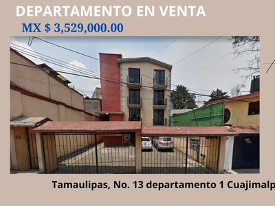 Departamento En Venta En Tamaulipas Cuajimalpa Cdmx I Vj-bn-014