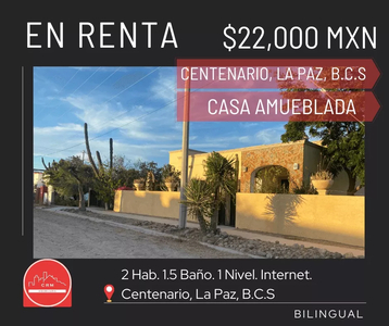 Renta De Casa Amueblada En Centenario La Paz Baja California Sur