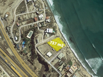 Venta de Terreno frente al mar, Baja del Mar, Rosarito, 737m2