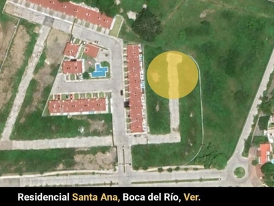 Terrenos en venta ubicados en Residencial Santa Ana, Boca del Río, Ver.