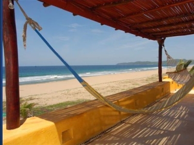 Vendo casa con alberca y playa en Playa Blanca, Zihuatanejo, Gro., México SP