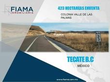 terreno en venta en valle de las palmas, tecate, baja california