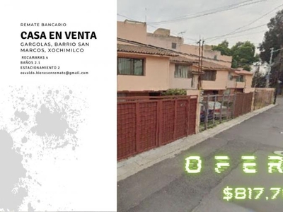 Casa en Venta en BARRIO SAN MARCOS Xochimilco, Distrito Federal