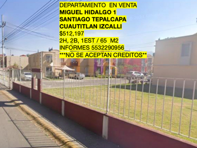 Departamento en venta Calle Miguel Hidalgo 50-50, Perinorte, Santiago Tepalcapa, Cuautitlán Izcalli, México, 54743, Mex