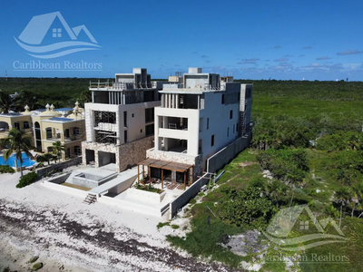 Departamento En Venta Fente Al Mar En Caleta Tankah Tulum 3 Rec D-alrz8643