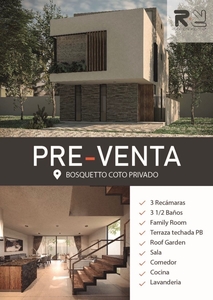 Casa en pre venta en Coto Bosquetto en Bosques Vallarta