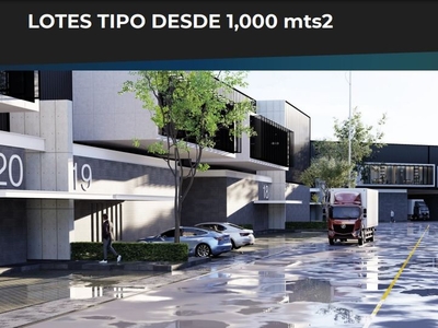 Terreno Industrial dentro de parque 998m2 en el Quince en $9,481,000