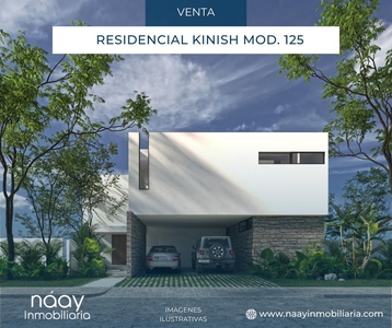 Venta de casa en Residencial Kinish, Mérida Yucatán. Mod. 125. NPE-384