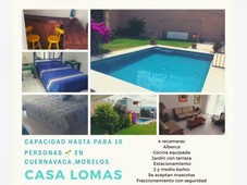 casa en renta en lomas de tetela